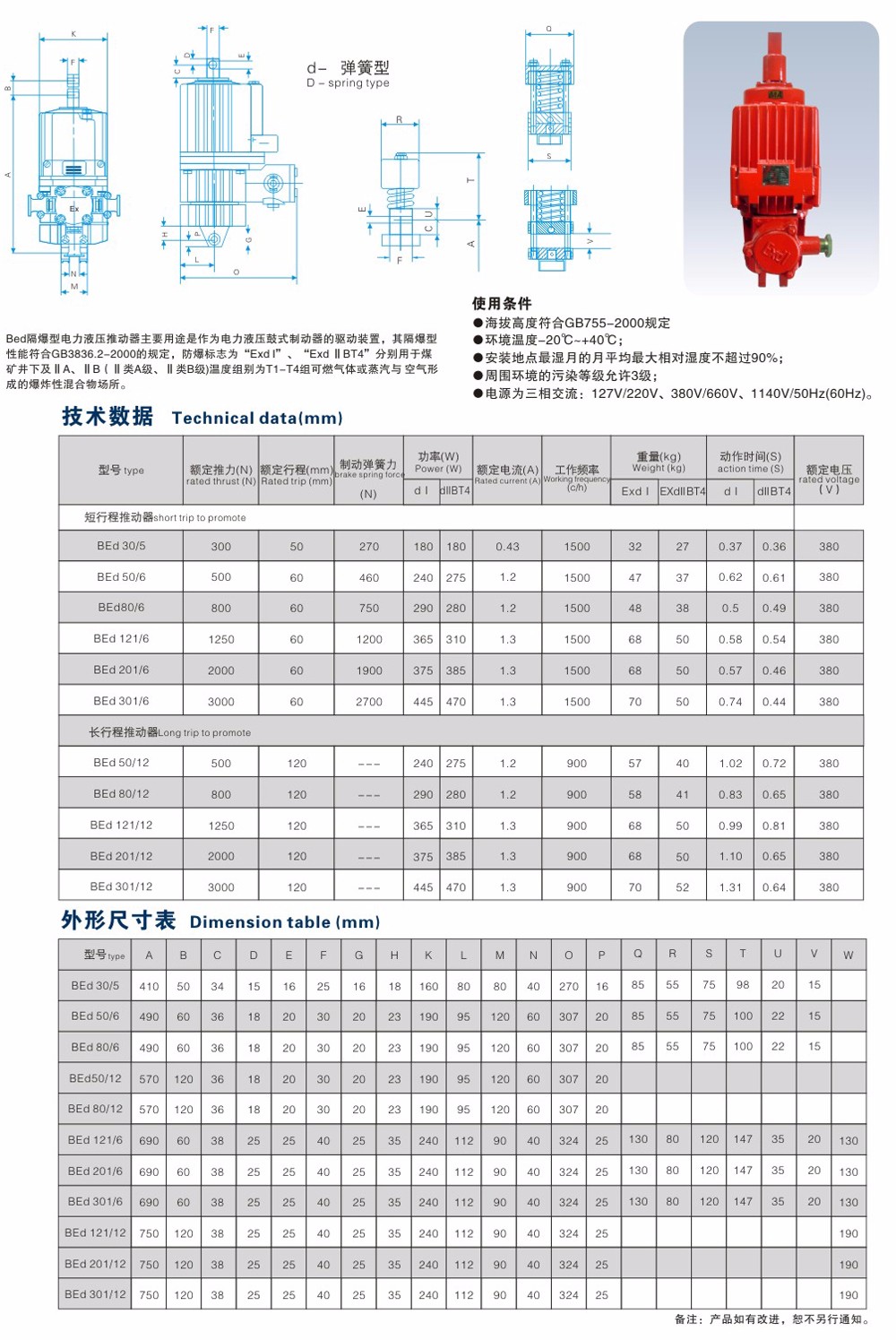 BED系列電力液壓推動器-1